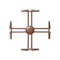 Mancebo Camomila | Design Lattoog Camomila Hanger / Designed by Lattoog Acabamento do produto: alumínio