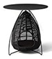 Mesa Lateral Chanel | Design Sergio Stark Chanel Side Table / Designed by Sergio Stark Acabamentos do produto: alumínio / corda / tecido