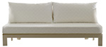 Sofá sem Braço Modular Sofa Acabamentos do produto: alumínio / tecido