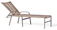 [A50 * L64 * P200] Espreguiçadeira Corda Sun Lounger Rope Acabamentos do produto: alumínio / corda