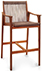 Banqueta Corda RopeBar Stool Acabamentos do produto: madeira / corda