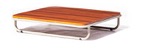 Módulo / Mesa Centro Module / Coffee Table Acabamentos do produto: alumínio / madeira