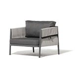 Poltrona Tela Especial Armchair Acabamentos do produto: alumínio / tecido / tela