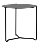 Mesa Lateral Tampo em TS Side Table Formica Top Acabamentos do produto: alumínio / TS