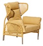 Poltrona Fibra Synthetic Fiber Armchair Acabamentos do produto: alumínio / fibra / tecido