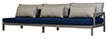 Sofá sem Braço Module Sofa Acabamentos do produto: alumínio / tecido