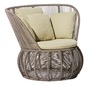 Sofá (Almofadas inclusas) Sofa (Cushions inclued) Acabamentos do produto: alumínio / corda / tecido