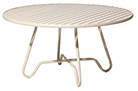 Mesa com Giratório 70cm Table with Swivel Top Acabamento do produto: alumínio