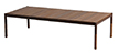 Mesa Lateral Side Table Acabamentos do produto: alumínio / madeira