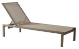 [A30 * L67 * P190] Espreguiçadeira Tela Batyline Sun Lounger Acabamentos do produto: alumínio / tela