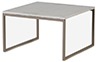 [A37 * L60 * P60] Mesa Centro sem Tampo Side Table without Top Acabamento do produto: alumínio