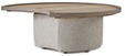 Mesa | Tampo Madeira Table / Wooden Top Acabamentos do produto: alumínio / tecido / madeira