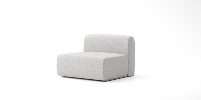 Sofá módulo central