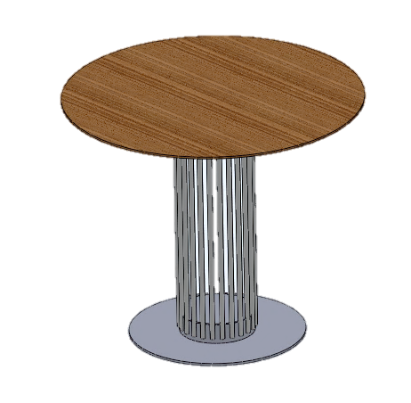 Mesa em aço carbono, tampo LAMINADO, base e estrutura pintada.