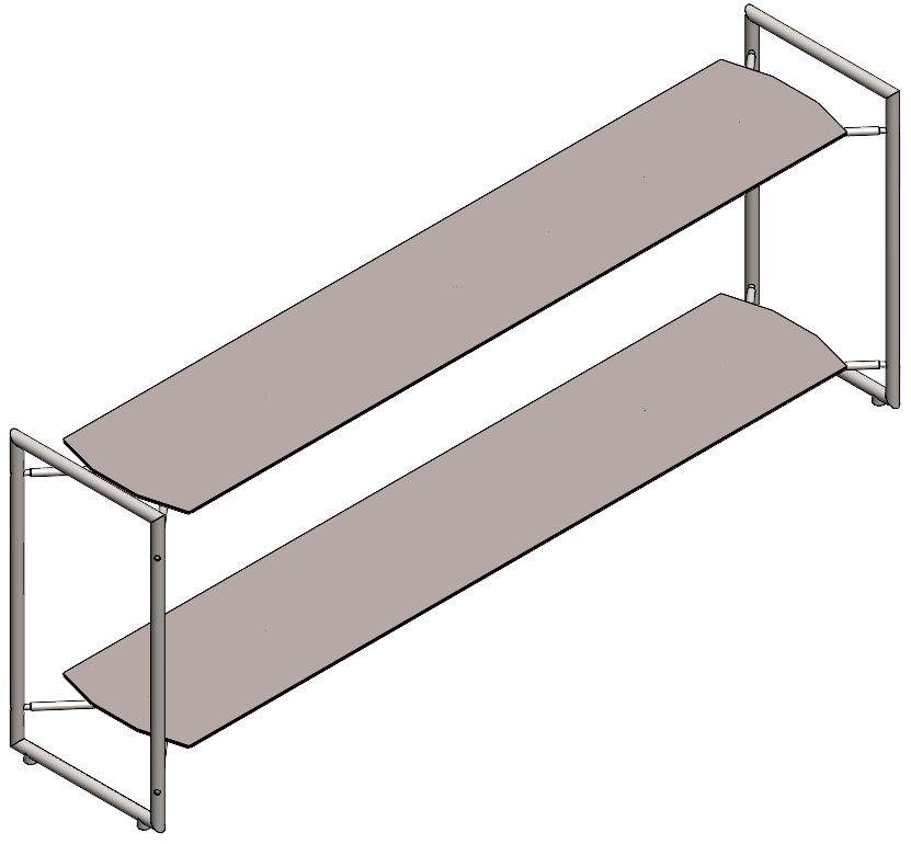 Aparador Pristin tampos laminados