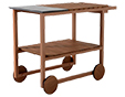 [COL27_1] Carro Bar | Design Rejane Carvalho Bar Trolley / Designed by Rejane Carvalho Acabamentos do produto: alumínio / madeira