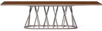 [BK55] Mesa Table Acabamentos do produto: alumínio / madeira