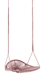 [BS1] Balanço Hanging Chair Acabamentos do produto: alumínio / corda