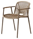 [BS2] Cadeira com Braços Chair Acabamentos do produto: alumínio / corda