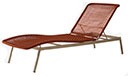 [BS10] Espreguiçadeira Sun Lounger Acabamentos do produto: alumínio / corda