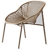 [BS4] Poltrona Armchair Acabamentos do produto: alumínio / corda