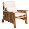 [CC01] Poltrona assento em Madeira Armchair Wood Seat Acabamentos do produto: madeira / tecido