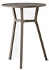 [COL72] Mesa Bistrô Tampo em Alumínio Bar Table with Aluminun Top Acabamento do produto: alumínio