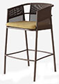 [DRI129-03] Banqueta Tela Especial Bar Stool Acabamentos do produto: alumínio / tecido / tela