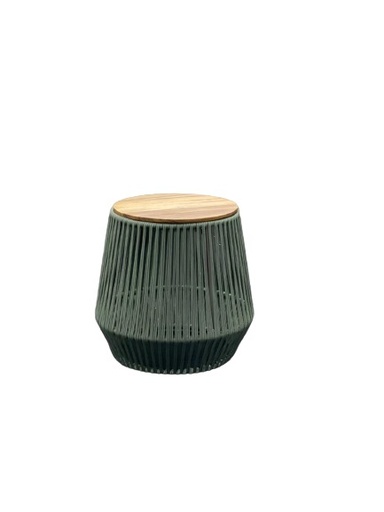 [DN13] [A45 * Ø46] Banco Stool Acabamentos do produto: alumínio / corda / madeira