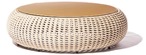 [IC02] Mesa de Centro Coffee Table Acabamentos do produto: alumínio / corda / madeira