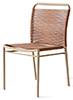 [LI32] [A85 * L47 * P55] Cadeira Fibra Fiber Chair Acabamentos do produto: alumínio / corda