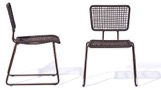 [LIS01] [A83 * L53 * P55] Cadeira Chair Acabamentos do produto: alumínio / corda
