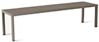 [MA08] [A45 * L180 * P47] Banco Stool Acabamento do produto: alumínio