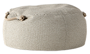 [MR2] Puff Oval Ottoman Acabamento do produto: tecido