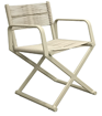[MOV02] [A80 * L58 * P60] Cadeira Chair Acabamentos do produto: alumínio / corda