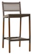 [SK63-03] Banqueta Tela Especial Bar Stool Acabamentos do produto: alumínio / madeira / tela