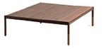 [SK20] Mesa Retangular Rectangular Table Acabamentos do produto: alumínio / madeira