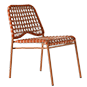 [VN10] Cadeira sem braços Chair Acabamentos do produto: alumínio / corda