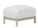 [VI13] Puff Poltrona Ottoman Acabamentos do produto: alumínio / tecido