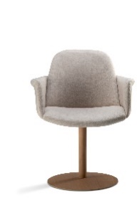 [Cadeira GIR Dinsell 6828] Cadeira GIRATÓRIA, com base disco pintada.