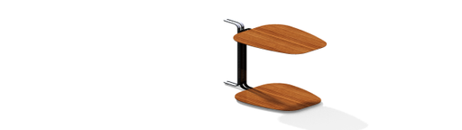 [Mesa Maxim     2106W] Mesa em aço carbona, tampo e base laminada