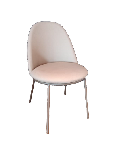 [Cadeira Round 6811W] Cadeira FIXA, base em aço carbono LAMINADO